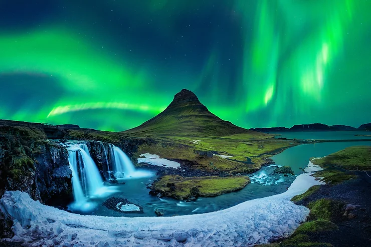 Auroras Boreales de Islandia en otoño