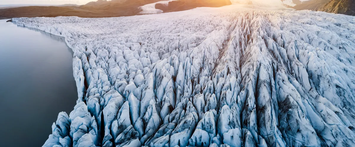 Vatnajokull Glacier national park in Iceland