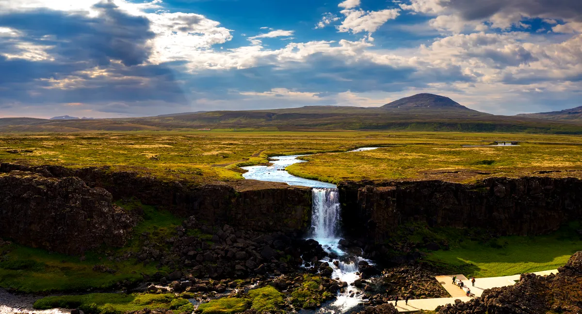 Öxararfoss waterfall