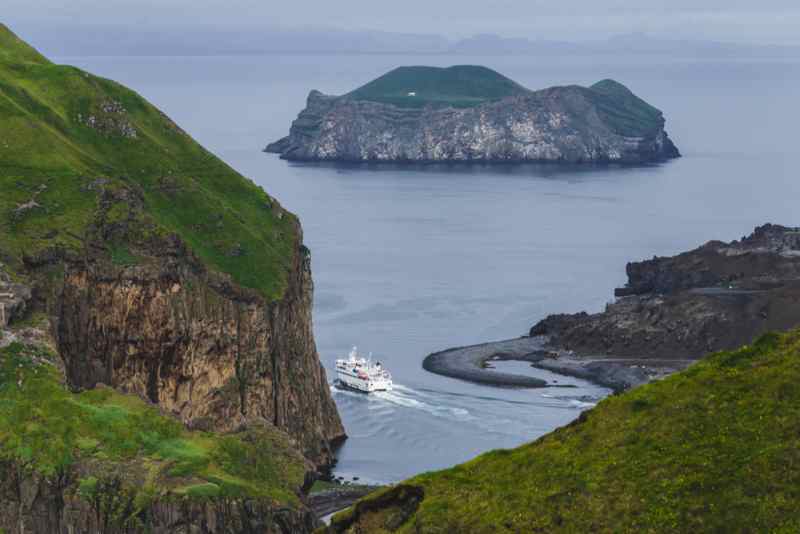 Ferry de Grimsey a Islandia