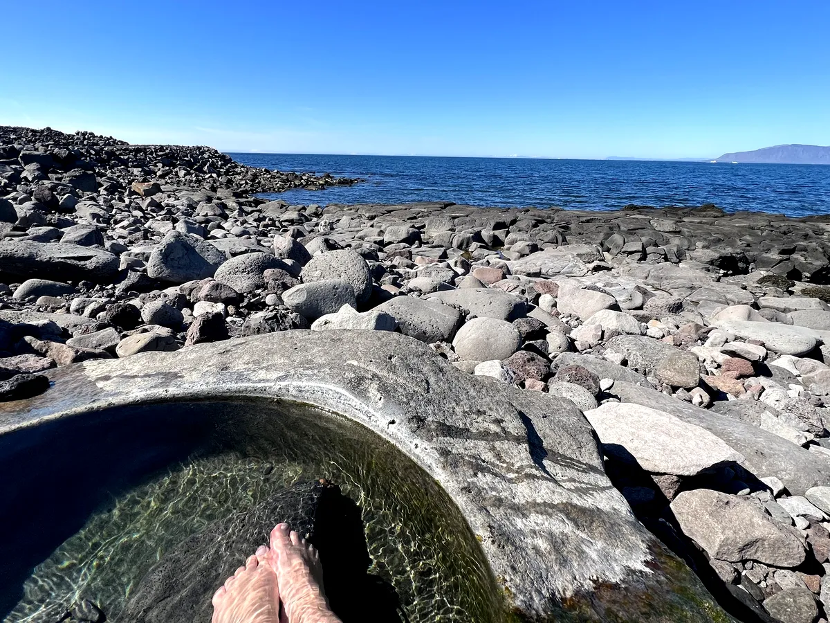 Kvika geothermal footbath