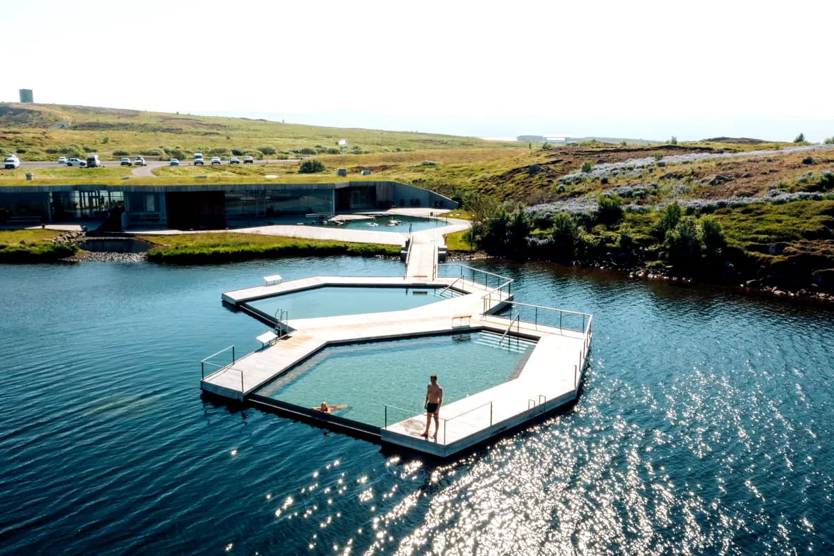 Vök Baths in Iceland