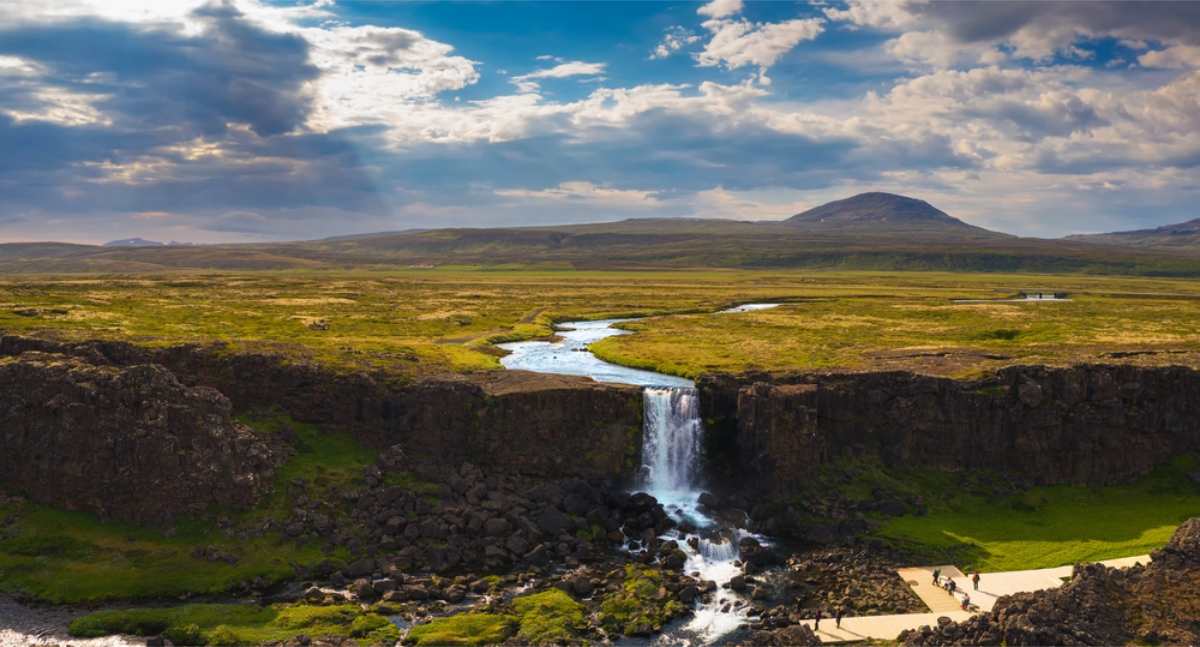Thingvellir National Park panoramic view
