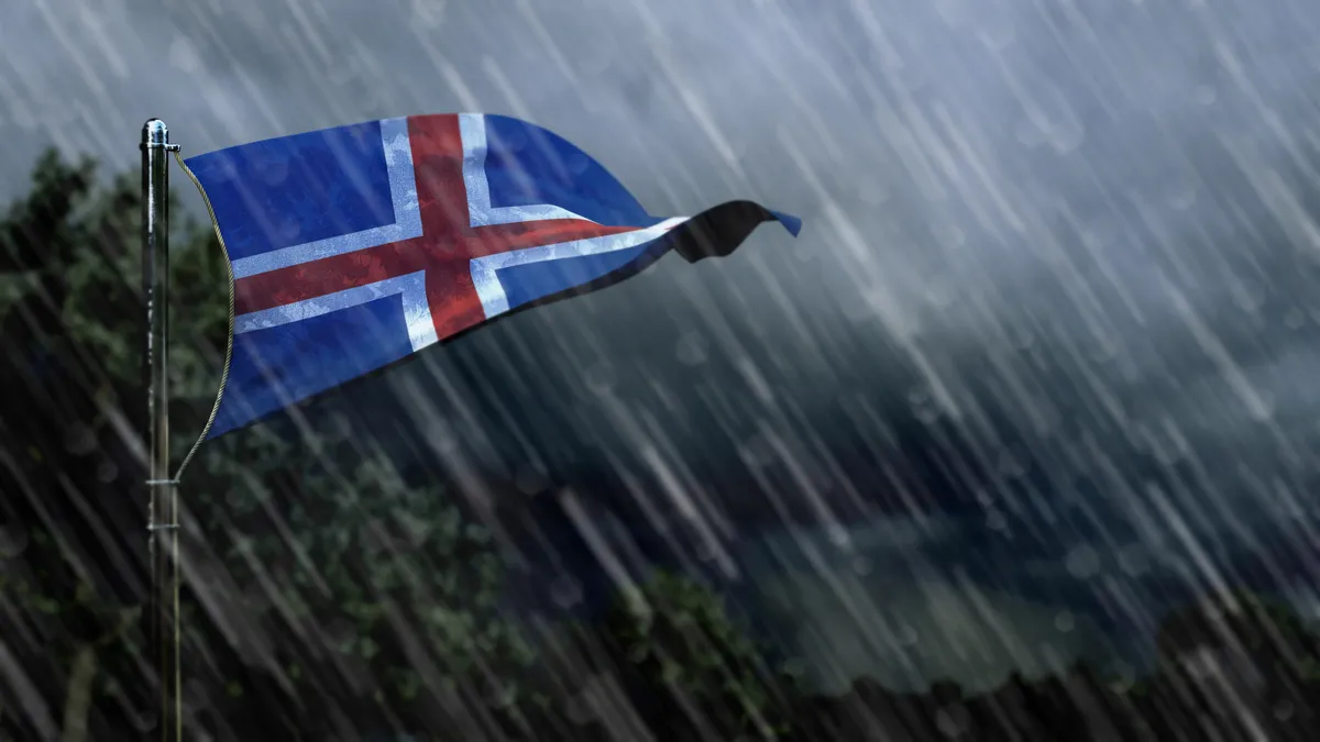 Lluvias en Islandia en marzo