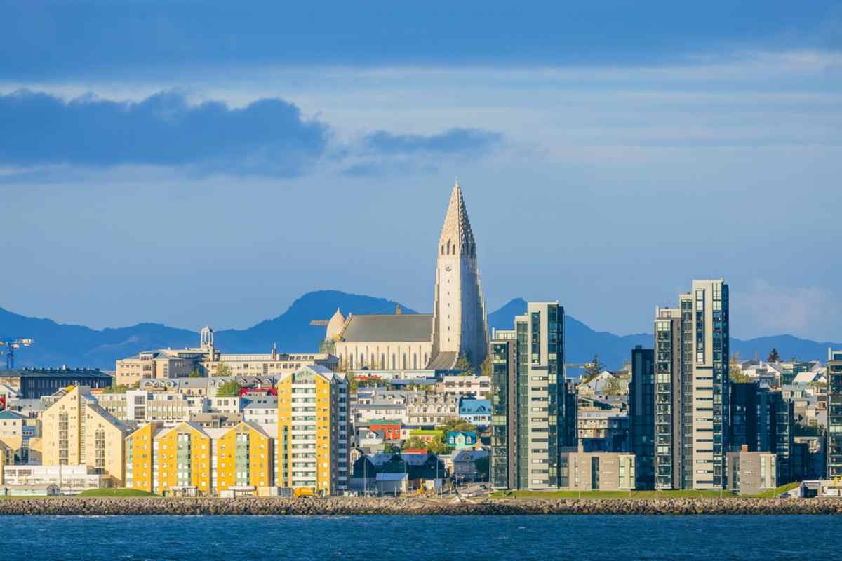Reykjavik City Skyline