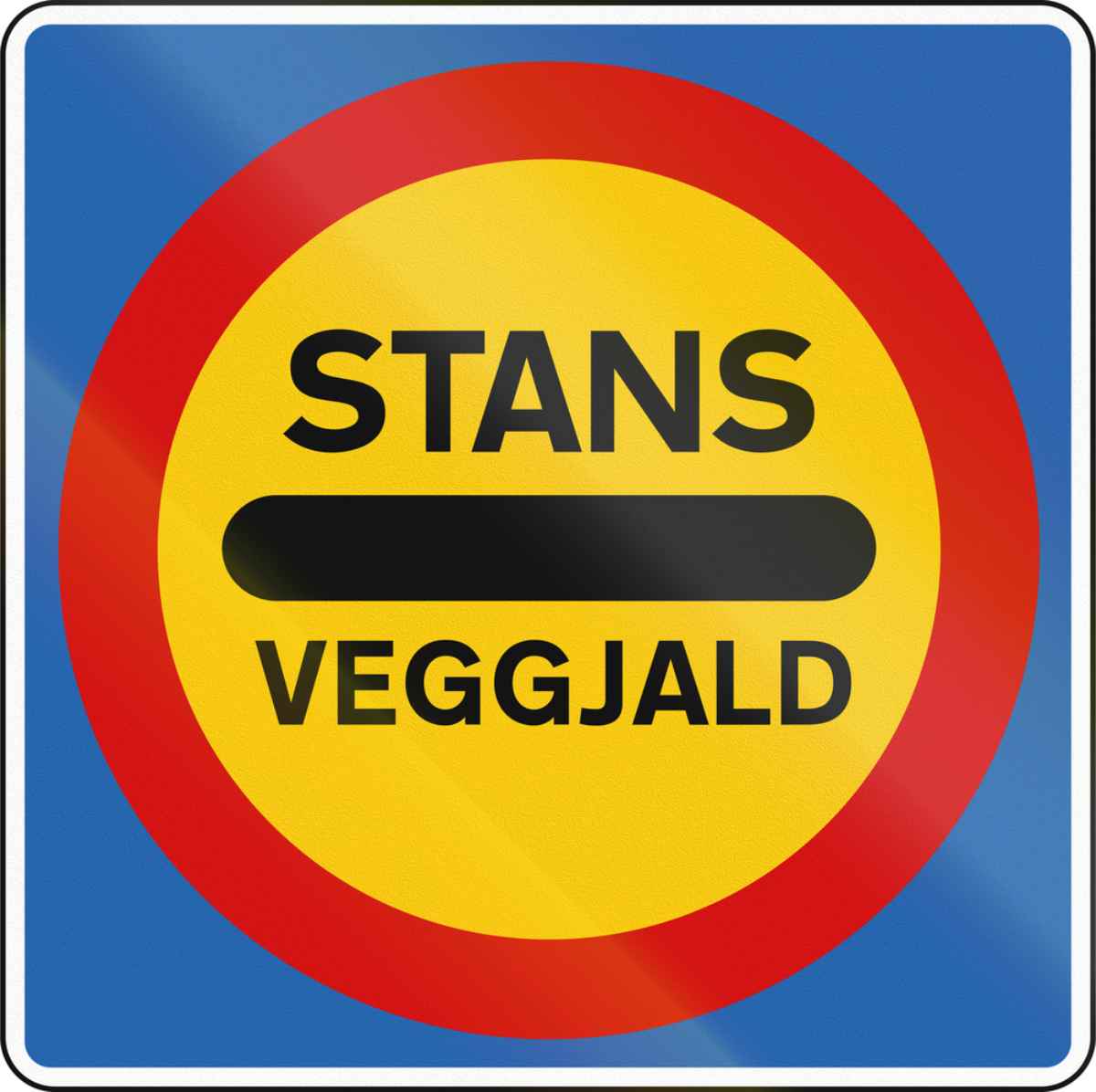 Toll road sign in Iceland and in Icelandic too.