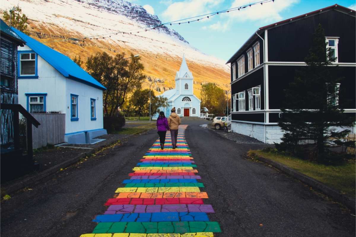 Quirky town of Seydisfjordur in East Iceland
