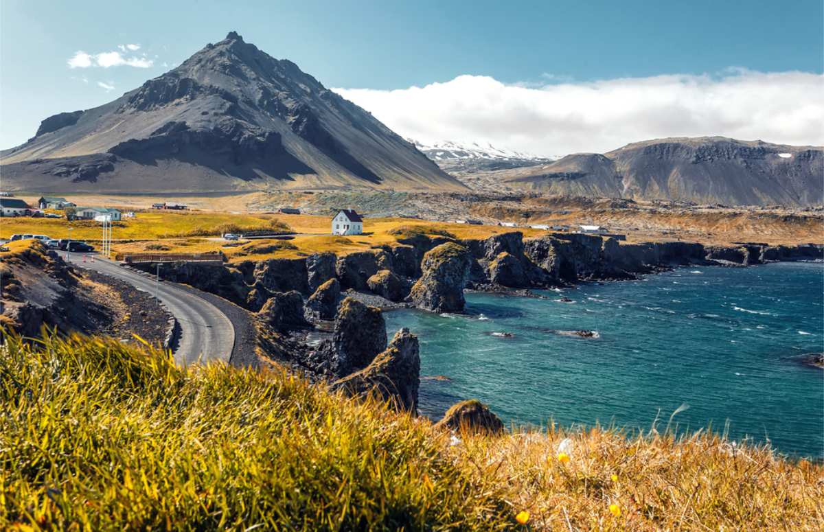 Beautiful cliffs in the Snaefellsnes Peninsula