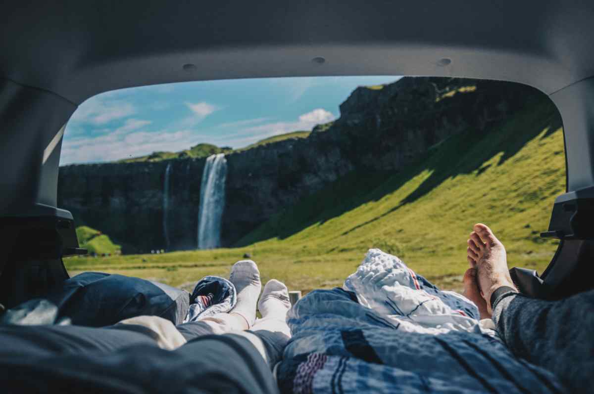camper in Iceland