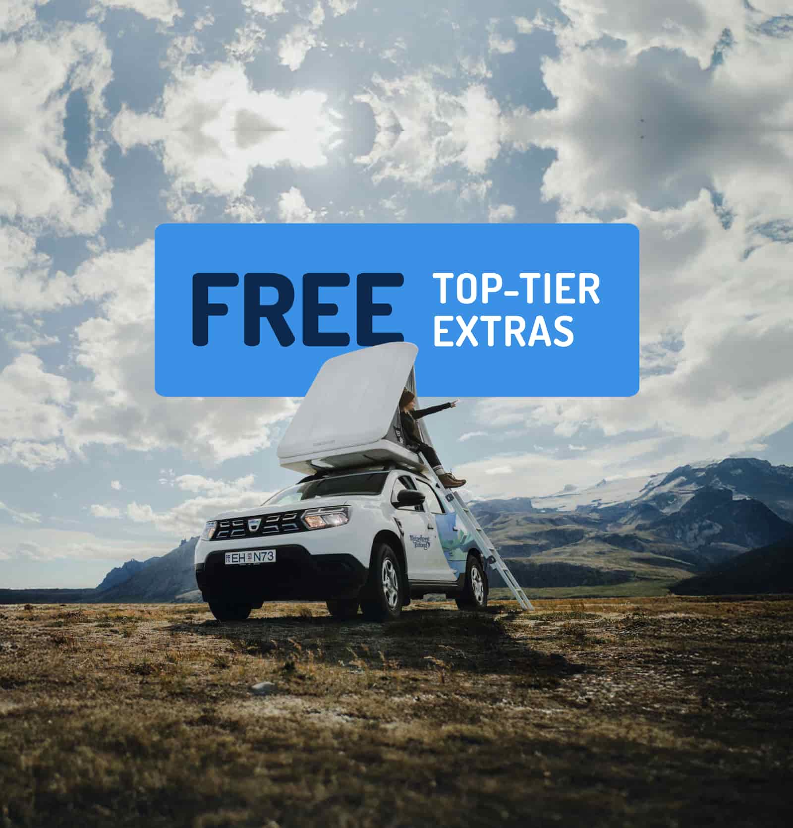 Dacia Duster 4x4 Roof Tent (manual)